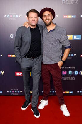Max Giermann und Max Mutzke bei der Verleihung des 23. Deutschen Comedypreises 2019 im Studio in Köln Mühlheim. Köln, 02.10.2019