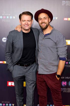 Max Giermann und Max Mutzke bei der Verleihung des 23. Deutschen Comedypreises 2019 im Studio in Köln Mühlheim. Köln, 02.10.2019