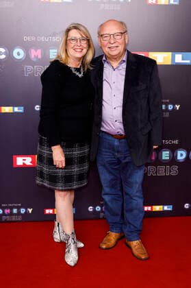Hans-Joachim Heist mit Ehefrau Karin bei der Verleihung des 23. Deutschen Comedypreises 2019 im Studio in Köln Mühlheim. Köln, 02.10.2019