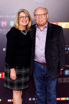 Hans-Joachim Heist mit Ehefrau Karin bei der Verleihung des 23. Deutschen Comedypreises 2019 im Studio in Köln Mühlheim. Köln, 02.10.2019