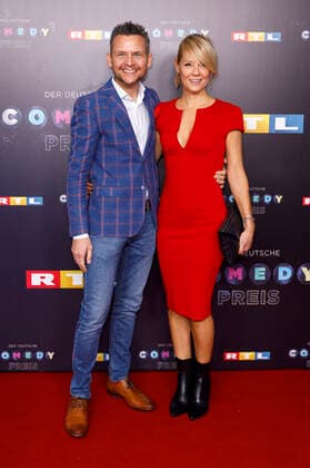 Tobias Mann mit Ehefrau Wenke bei der Verleihung des 23. Deutschen Comedypreises 2019 im Studio in Köln Mühlheim. Köln, 02.10.2019