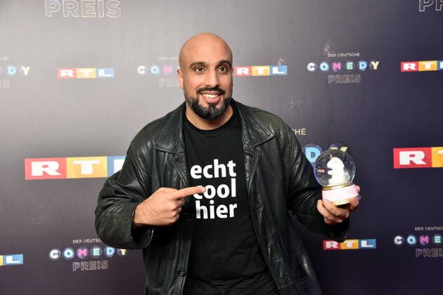 Comedian Abdelkarim kommt am 02.10.2019 in Kölner zur Verleihung des 20. Deutschen Comedypreis 2019, er jährlich an Komiker, für Comedy-Shows und Moderationen verliehen.