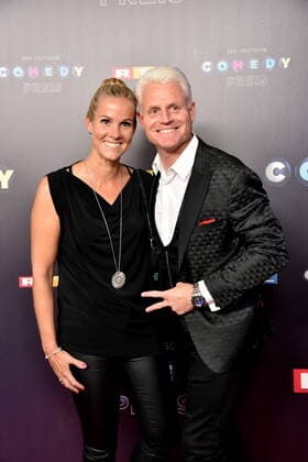 Guido Cantz mit Ehefrau Kerstin kommt am 02.10.2019 in Köln zur Verleihung des 20. Deutschen Comedypreis 2019, er wird jährlich an Komiker, für Comedy-Shows und Moderationen verliehen.