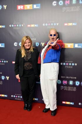 Sandra Petrat und Hella von Sinnen kommt am 02.10.2019 in Köln zur Verleihung des 20. Deutschen Comedypreis 2019, er wird jährlich an Komiker, für Comedy-Shows und Moderationen verliehen.