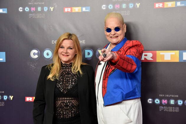 Sandra Petrat und Hella von Sinnen kommt am 02.10.2019 in Köln zur Verleihung des 20. Deutschen Comedypreis 2019, er wird jährlich an Komiker, für Comedy-Shows und Moderationen verliehen.