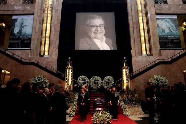 October 3, 2019: EUM20191003CUL04.JPG.CIUDAD DE MEXICO. TributeHomenaje-Leon Portilla.- 3 de octubre de 2019. Aspectos del homenaje de cuerpo presente que se le realiza al historiador Miguel Leon Portilla en el Palacio de Bellas Artes. Foto: Agencia EL UNIVERSALJuan BoitesEELG Copyright: xElxUniversalx