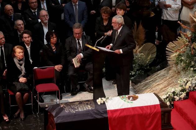 October 3, 2019: EUM20191003CUL07.JPG.CIUDAD DE MEXICO. TributeHomenaje-Leon Portilla.- 3 de octubre de 2019. Aspectos del homenaje de cuerpo presente que se le realiza al historiador Miguel Leon Portilla en el Palacio de Bellas Artes. Foto: Agencia EL UNIVERSALJuan BoitesEELG Copyright: xElxUniversalx