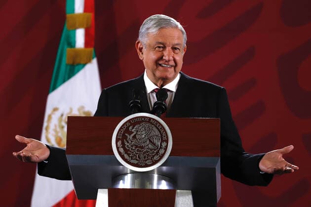 October 3, 2019: EUM20191003NAC10.JPG.CIUDAD DE MEXICO. PresidencyPresidencia-AMLO.- El presidente Andres Manuel Lopez Obrador durante la conferencia matutina de Palacio Nacional, el jueves 3 de octubre de 2019. Foto: Agencia EL UNIVERSALBerenice FregosoEELG Copyright: xElxUniversalx