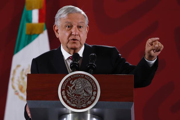 October 3, 2019: EUM20191003NAC13.JPG.CIUDAD DE MEXICO. PresidencyPresidencia-AMLO.- El presidente Andres Manuel Lopez Obrador durante la conferencia matutina de Palacio Nacional, el jueves 3 de octubre de 2019. Foto: Agencia EL UNIVERSALBerenice FregosoEELG Copyright: xElxUniversalx