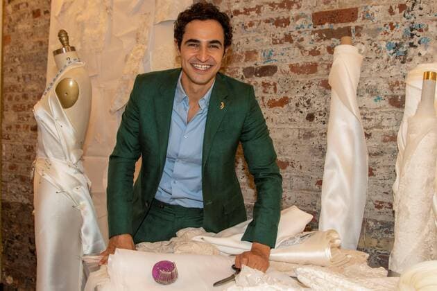 US designer Zac Posen poses during the presentation of his colecction Zac Posen for White for Spanish company Pronovias, in New York, USA, 05 October 2019. Zac Posen presents collection for Pronovias !ACHTUNG: NUR REDAKTIONELLE NUTZUNG!  Copyright: xMiguelxRajmilx AME5905 20191005-637059125536730093