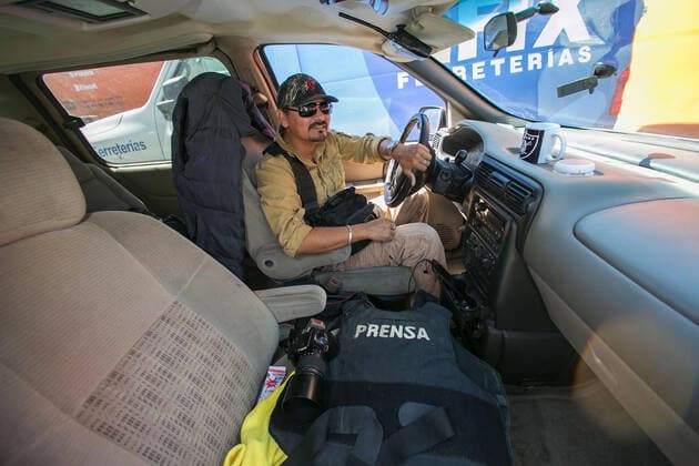 October 3, 2019, MCO: Tijuana fixer Margarito Martinez, a photographer himself helps visiting photojournalists and reporters to navigate the complexities of Tijuana. He was photographed in Tijuana on Thursday, October 3, 019. MCO - ZUMAm67_ 20191003_zaf_m67_069 Copyright: xJohnxGibbinsx