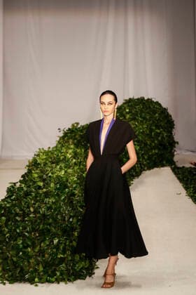 (191009) -- MEXICO CITY, Oct. 9, 2019 -- A model presents a creation at the Abel Lopez Show during the Mercedes-Benz Fashion Week in Mexico City, Mexico, Oct. 8, 2019. (Photo by Xinhua) MEXICO-MEXICO CITY-FASHION WEEK-ABEL LOPEZ FranciscoxCanedo 