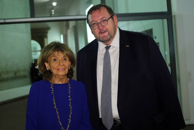Charlotte Knobloch mit Rabbiner Prof. Walter Homolka anlässlich der Verleihung der Ernst Ludwig Ehrlich Medaille im Jüdischen Museum in Berlin. snapshot-photography xN.Hochstein