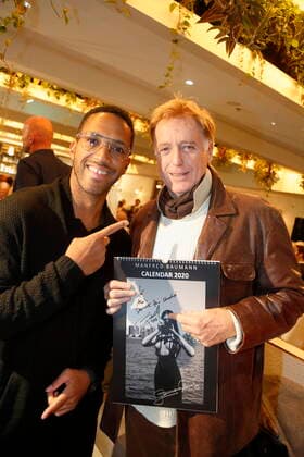 Manfred Baumann Kalenderpräsentation FINE NUDE ART 2020 Wien, Le Meridian, 14.10.2019 Cesar Sampson, Albert Fortell Wien Austria