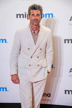MIPCOM 2019, marché international des contenus audiovisuels. Photocall sur le Tapis Rouge lors de la soiree d ouverture. Patrick Dempsey. 246175 2019-10-14 Alpes-Maritimes Cannes France  Copyright: xPhilippexFarjonx STAR_246175_077