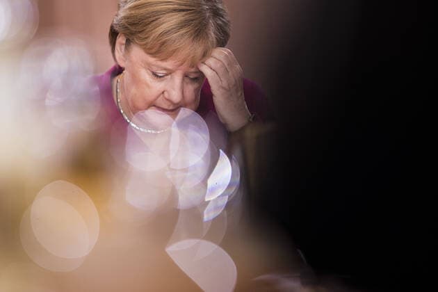 News Bilder des Tages Bundeskanzlerin Angela Merkel, CDU, aufgenommen vor der Kabinettssitzung im Bundeskanzleramt in Berlin, 16.10.2019. Berlin Deutschland