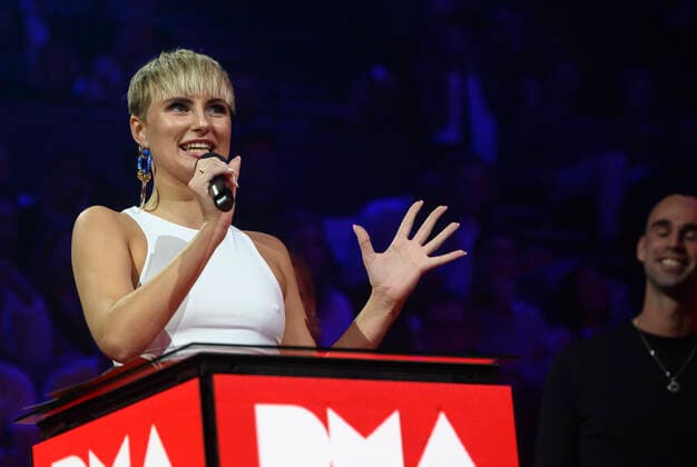 Modtager af prisen for AArets Danske Navn Clara paa scenen under Danish Music Awards 2019 i K.B. Hallen torsdag den 17. oktober 2019. , Copenhagen Copyright: TorbenxChristensen TorbenxChristensenx COP300 spdk20191017-210140-L
