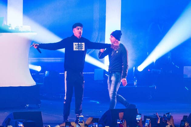 Rüsselsheimer Rapper MERO zieht Jugendliche in die Ludwigsburger MHP-Arena - Impressionen vom Konzert Rapper MERO zieht Jugendliche in die Ludwigsburger MHP-Arena - Impressionen vom Konzert, 71636 Ludwigsburg, Deutschland Copyright: 7aktuellx xNilsxReeh