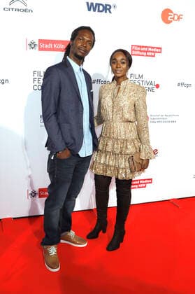 Lionel Poutiaire Some und Karmela Shako bei der Verleihung der Film Festival Cologne Awards 2019 auf dem 29. Film Festival Cologne im E-Werk. Köln, 17.10.2019