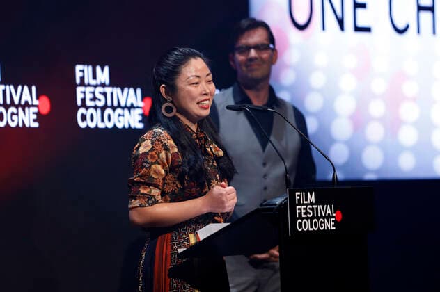 Nanfu Wang bei der Verleihung der Film Festival Cologne Awards 2019 auf dem 29. Film Festival Cologne im E-Werk. Köln, 17.10.2019