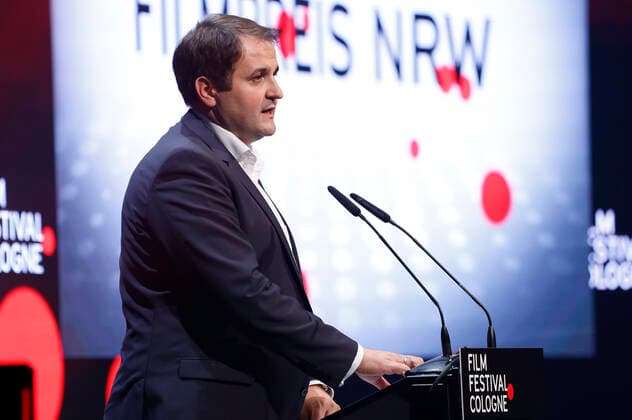 Nathanael Liminski bei der Verleihung der Film Festival Cologne Awards 2019 auf dem 29. Film Festival Cologne im E-Werk. Köln, 17.10.2019