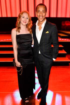 Gina Stiebitz und Jerry Hoffmann bei der 30. Verleihung des Hessischen Film- und Kinopreises 2019 in der Alten Oper. Frankfurt, 18.10.2019