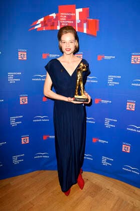 Emma Bading bei der 30. Verleihung des Hessischen Film- und Kinopreises 2019 in der Alten Oper. Frankfurt, 18.10.2019