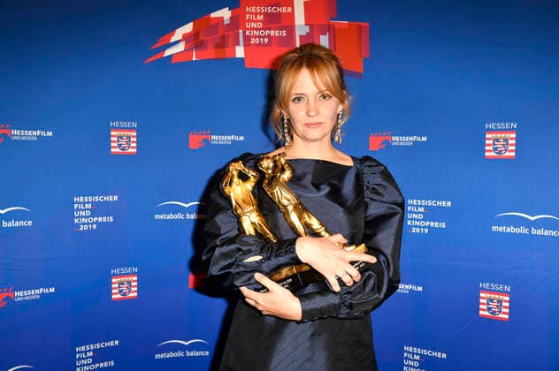 Laura Tonke bei der 30. Verleihung des Hessischen Film- und Kinopreises 2019 in der Alten Oper. Frankfurt, 18.10.2019