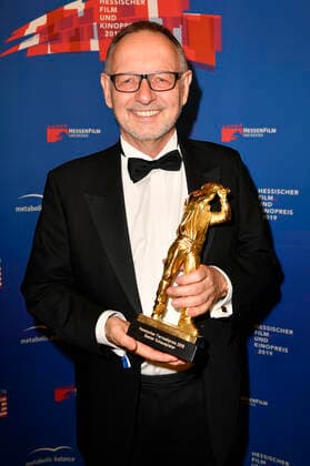 Preispate Manfred Krupp bei der 30. Verleihung des Hessischen Film- und Kinopreises 2019 in der Alten Oper. Frankfurt, 18.10.2019