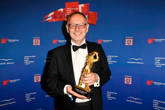 Preispate Manfred Krupp bei der 30. Verleihung des Hessischen Film- und Kinopreises 2019 in der Alten Oper. Frankfurt, 18.10.2019