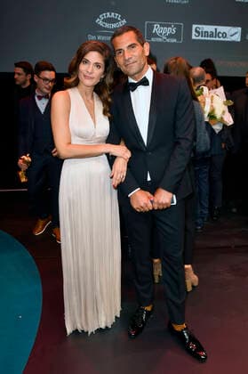 Katty Salie und Mitri Sirin bei der 30. Verleihung des Hessischen Film- und Kinopreises 2019 in der Alten Oper. Frankfurt, 18.10.2019