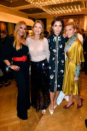 Shirin Tabatabai, Ursula Kaven, Nadine Warmuth und Nele Kiper bei der 30. Verleihung des Hessischen Film- und Kinopreises 2019 in der Alten Oper. Frankfurt, 18.10.2019