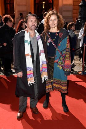 David Bennent mit Begleitung bei der 30. Verleihung des Hessischen Film- und Kinopreises 2019 in der Alten Oper. Frankfurt, 18.10.2019