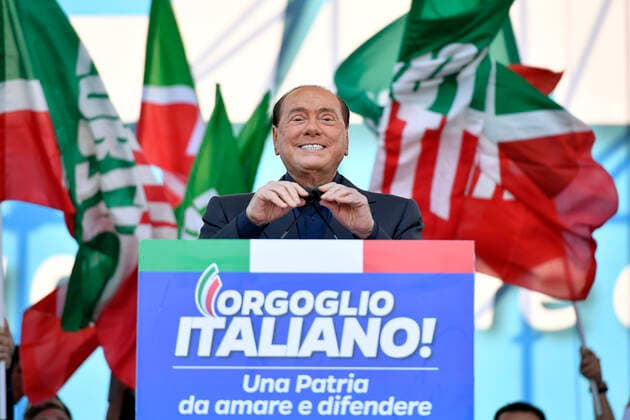 Bilder des Jahres 2019, News 10 Oktober News Themen der KW42 News Bilder des Tages Silvio Berlusconi during the joint demonstration of the center-right organized by the League in Piazza San Giovanni in Rome (Luigi Mistrulli Fotogramma, Rome - 2019-10-19) p.s. la foto e utilizzabile nel rispetto del contesto in cui e stata scattata, e senza intento diffamatorio del decoro delle persone rappresentate  Copyright: xLuigixMistrullix xFOTOGRAMMAx