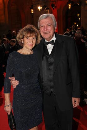 Volker Bouffier mit Ehefrau Ursula Hessischer Film und Kinopreis 2019 an der alten Oper in Frankfurt am 18.10.2019 Hessische Film und Kinopreis - Frankfurt