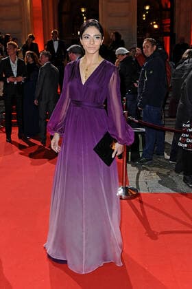 Hessischer Film- und Kinopreis 2019. Pegah Ferydoni anläßlich der Verleihung des 30. Hessischen Film- und Kinopreises am Abend des 18.10.2019 in der Alten Oper Frankfurt Main. 20191018MWI9354