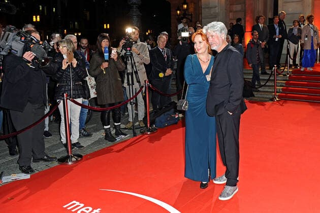 Hessischer Film- und Kinopreis 2019. Jürgen und Verena Prochnow anläßlich der Verleihung des 30. Hessischen Film- und Kinopreises am Abend des 18.10.2019 in der Alten Oper Frankfurt Main. 20191018MWI9043