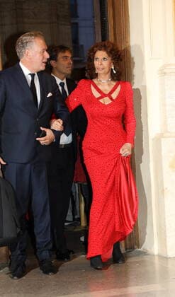 Europäische Kulturpreisgala Wien, Oper, 20. 10. 2019 Sophia LOREN, Carlo PONTI Jr.