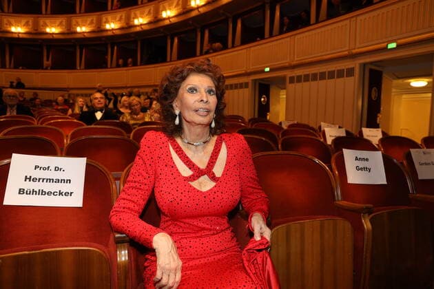 Europäische Kulturpreisgala Wien, Oper, 20. 10. 2019 Sophia LOREN, Carlo PONTI Jr.
