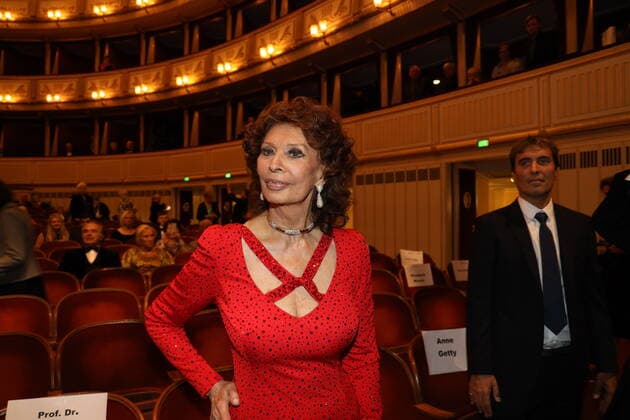 Europäische Kulturpreisgala Wien, Oper, 20. 10. 2019 Sophia LOREN, Carlo PONTI Jr.