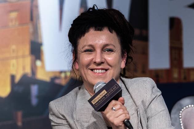 Bilder des Jahres 2019, Entertainment 10 Oktober Entertainment Bilder des Tages Olga Tokarczuk attends the first press conference after receivng Nobel Prize Olga Tokarczuk attends the first press conference after receivng Nobel Prize on October 21, 2019 in Wroclaw, Poland. EN_01399179_0002 