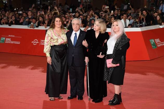 Rome Cinema Fest 2019. Rome Film Festival. Red carpet film The Irishman. Pictured: Martin Scorsese with his wife Hellen Morris and daughters Cathy and Francesca  Copyright: xMaurizioxD Avanzox xIPAx xMaurizioxDxAvanzox