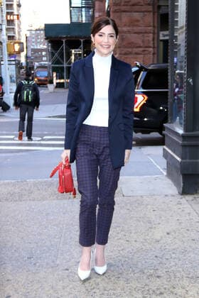 NEW YORK, NY- October 23: Janet Montgomery seen at Build Series promoting the new season of NBC s New Amsterdam on October 23, 2019 in New York City. Copyright: xRogerxWongx