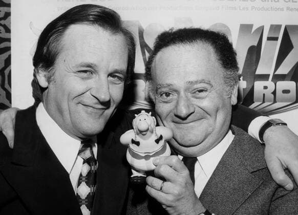 Albert Uderzo & Rene Goscinny Writers & Producers 01 May 1976  Copyright: MaryxEvansxAFxArchive 12046747 editorial use only  