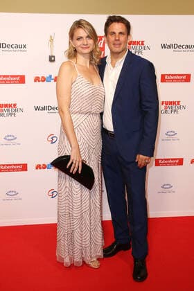 Steffen Groth und seine Ehefrau Ana bei der Verleihung Goldene Bild der Frau am 23.10.2019 in Hamburg Goldene Bild der Frau Verleihung 2019 in Hamburg