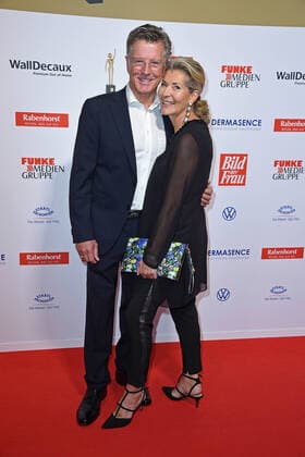 Nick Wilder mit Ehefrau Christine Mayn bei der der 13. Verleihung der GOLDENEN BILD der FRAU im Stage Operettenhaus in Hamburg am 23.10.2019