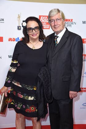 Christian Wolff mit Ehefrau Marina Handloser bei der der 13. Verleihung der GOLDENEN BILD der FRAU im Stage Operettenhaus in Hamburg am 23.10.2019