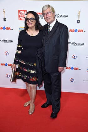 Christian Wolff mit Ehefrau Marina Handloser bei der der 13. Verleihung der GOLDENEN BILD der FRAU im Stage Operettenhaus in Hamburg am 23.10.2019