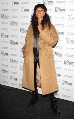 October 23, 2019, London, United Kingdom: Vick Hope at the Natural History Museum Ice Rink Launch Party in Kensington London United Kingdom - ZUMAs197 20191023_zaa_s197_168 Copyright: xKeithxMayhewx