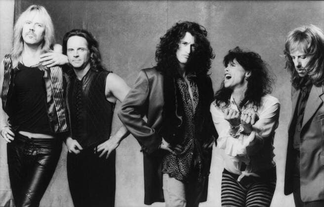 Aerosmith, Tom Hamilton, Joey Kramer, Joe Perry, Steven Tyler & Brad Whitford Rock Band Photo Credit; Norman Seeff Geffen Records 20 January 1993  Copyright: MaryxEvansxAFxArchive 12062241 editorial use only